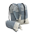Take A Towel Max blauw strandset