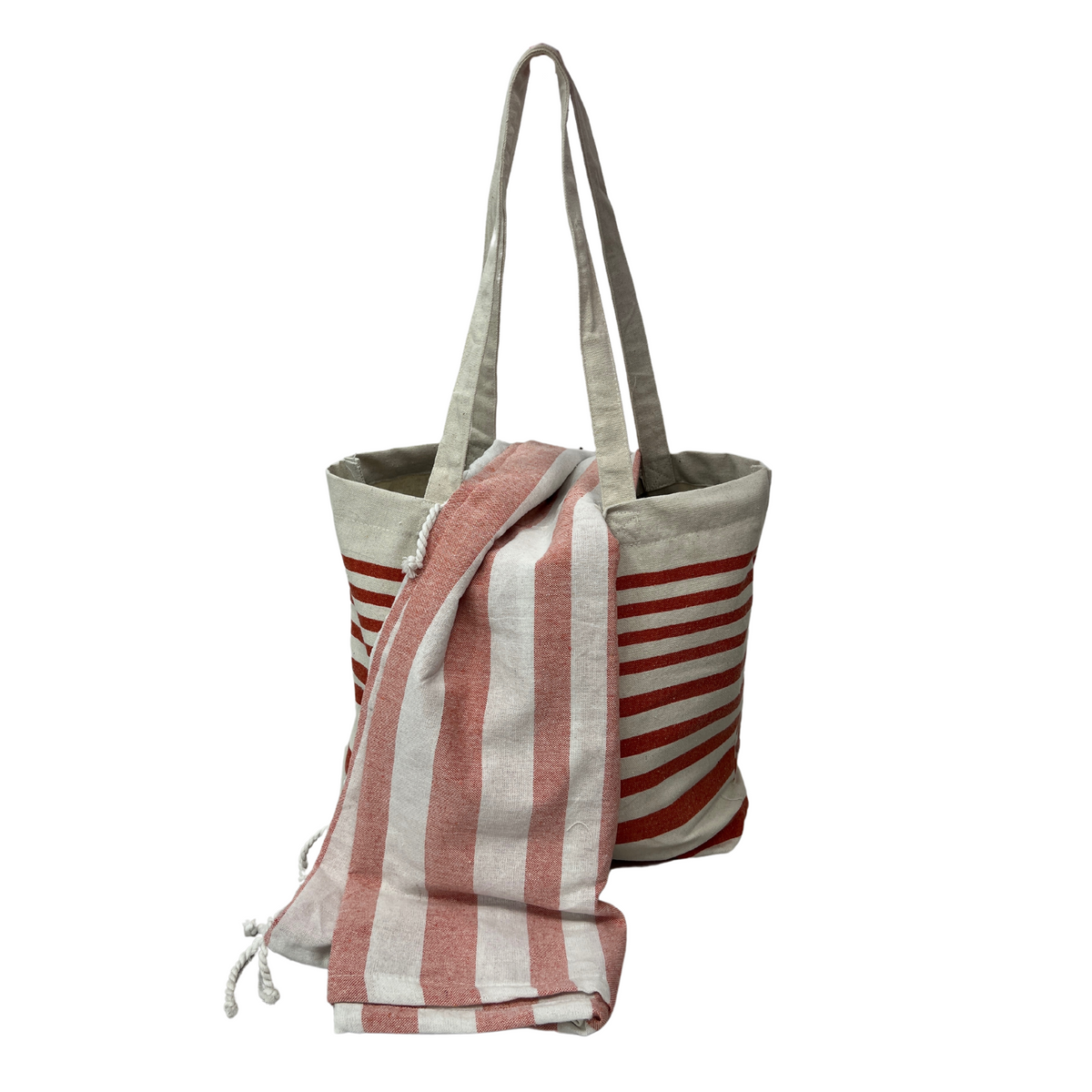 Take A Towel Kay oranje strandset