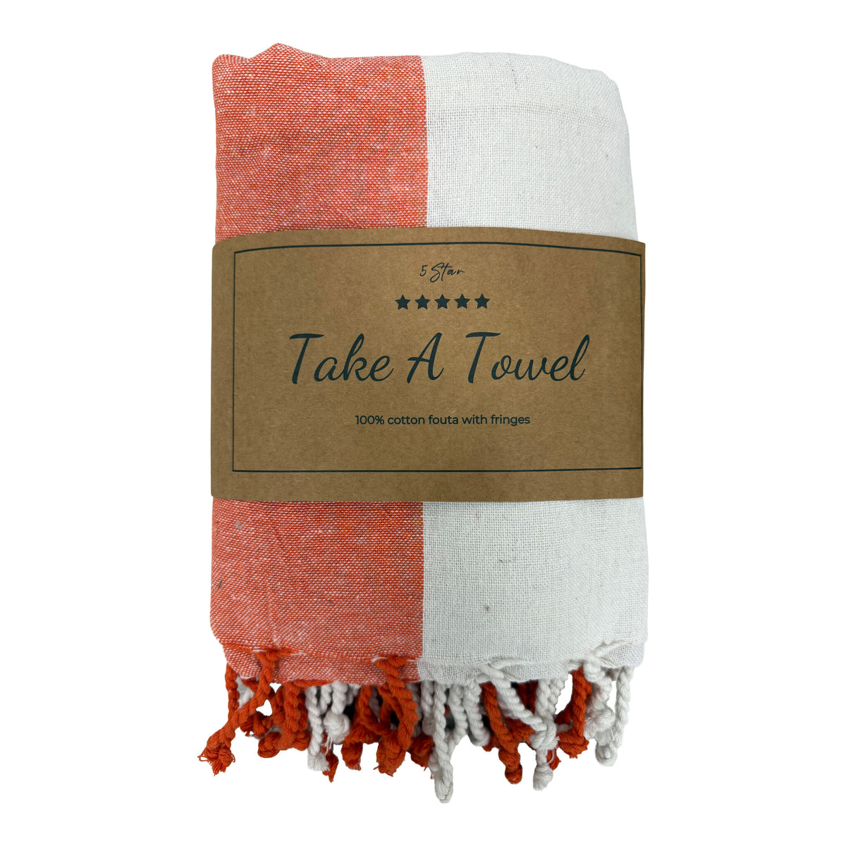 Hamamdoek Fleur oranje