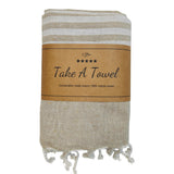 Hamamdoek Helen Beige